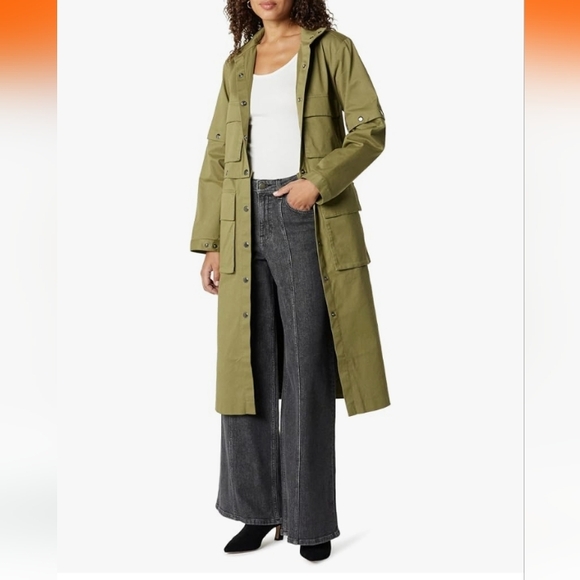 The Drop Jackets & Blazers - The Drop Olive Convertible Utility Coat by @Takkunda Size Medium NWT